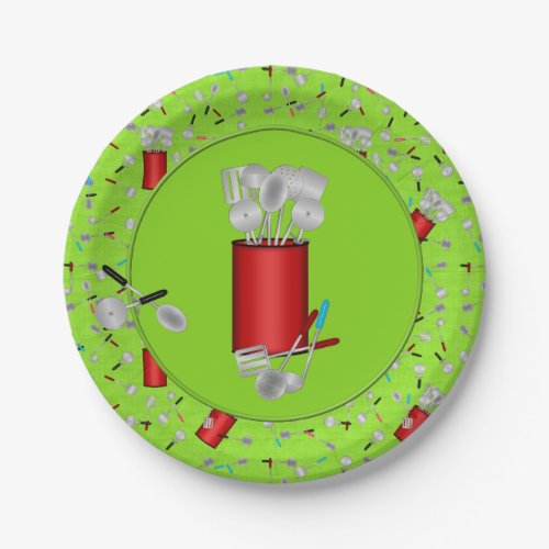 Kitchen UtensilsGreen_Paper Plate