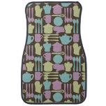 Kitchen Utensils Pattern 2 Car Floor Mat
