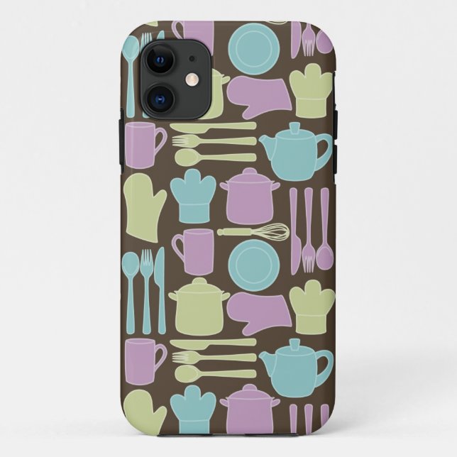 Kitchen Utensils Pattern 2 Case-Mate iPhone Case (Back)