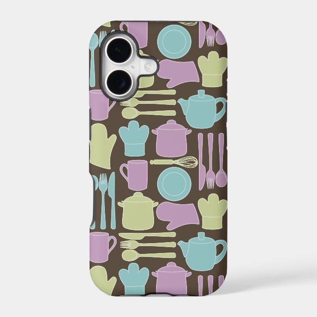 Kitchen Utensils Pattern 2 Iphone Case (Back)