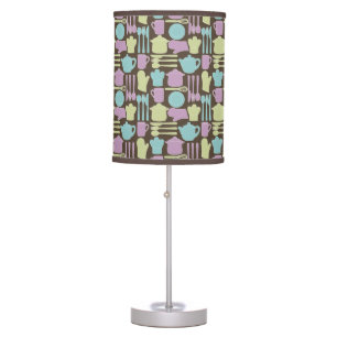 Kitchen Utensils Pattern 2 Table Lamp
