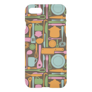 Kitchen Utensils Pattern 3 iPhone SE/8/7 Case