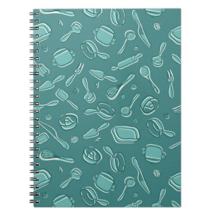 Kitchen Utensils Pattern Notebook