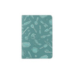 Kitchen Utensils Pattern Passport Holder