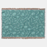 Kitchen Utensils Pattern Throw Blanket