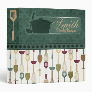 Kitchen Utensils Recipe Binder