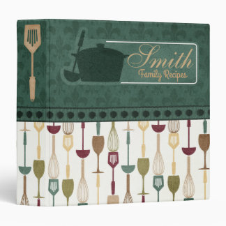 Kitchen Utensils Recipe Binder
