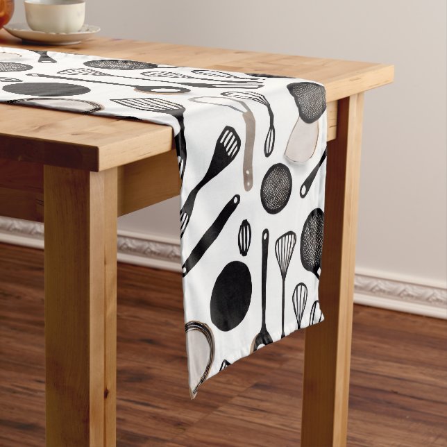 Kitchen Utensils Theme Table Runner (In Situ)