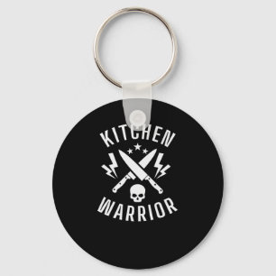 Kitchen Warrior Kochen Essen Küche Koch Keychain