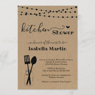 Kitchen Wedding / Bridal Shower Invitation