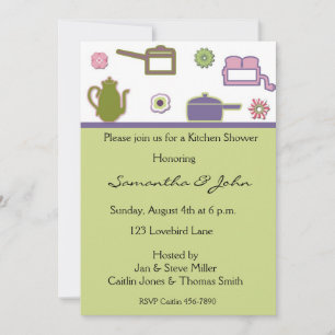 Kitchen Wedding Shower Invitation