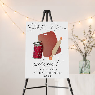 Kitchen - Welcome bridal shower party Foam Board