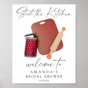 Kitchen - Welcome bridal shower party Poster