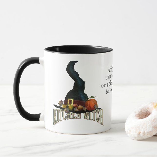 Kitchen Witch Mug (With Donut)