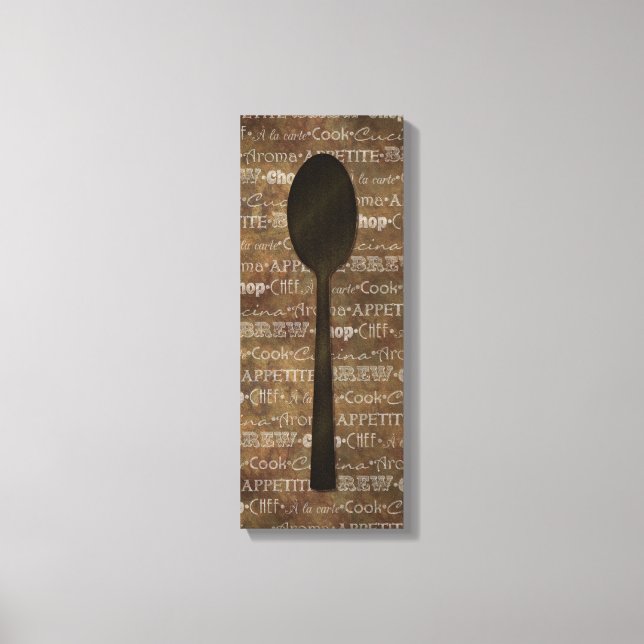 Kitchen Words Art III Canvas Print (Front)