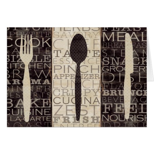 Kitchen Words Trio Cards (Front Horizontal)