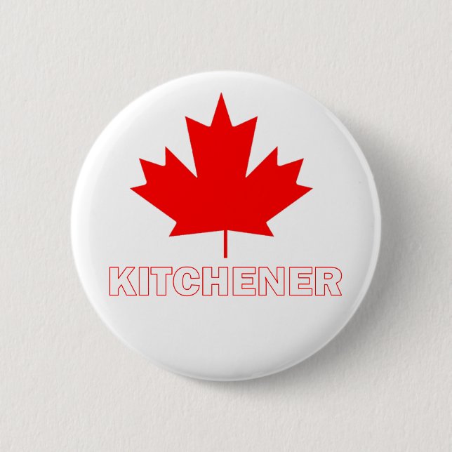 Kitchener, Ontario Pinback Button (Front)