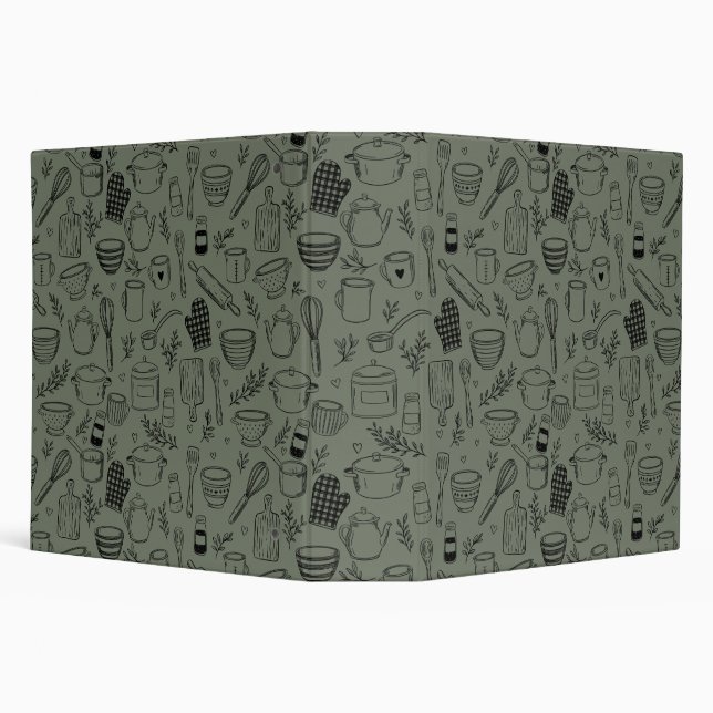 Kitchenware 3 Ring Binder (Background)
