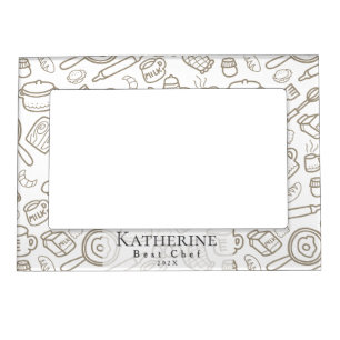 Kitchenware Best Chef White Grey Magnetic Frame