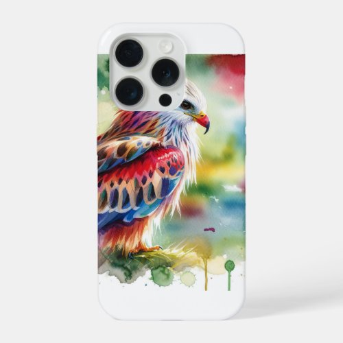 Kite Bird AREF1615 _ Watercolor iPhone 15 Pro Case