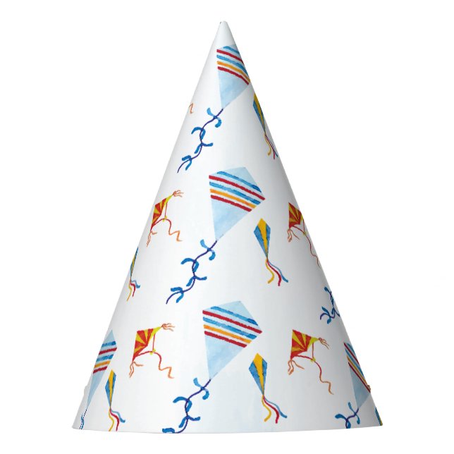 Kite Birthday Party Hat (Front)