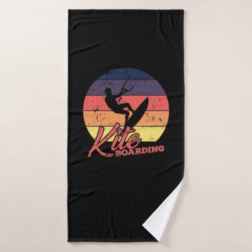 Kite boarding bath towel