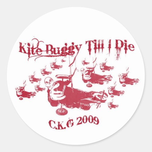 Kite Buggy Sticker