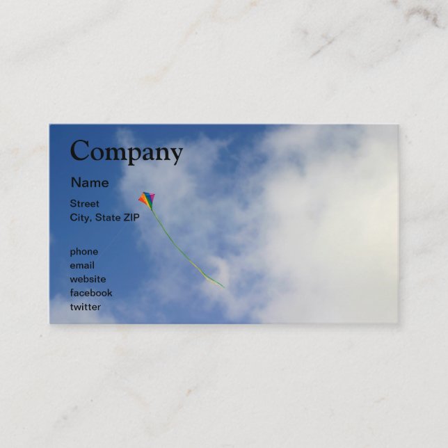 Kite Business Card (Front)