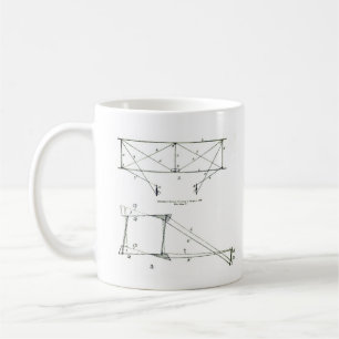 Kite Diagram - Kite (Wright), 1899 Coffee Mug