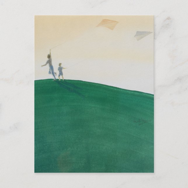 Kite Flying 2000 Postcard (Front)