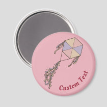 Kite Icon Pink Magnet