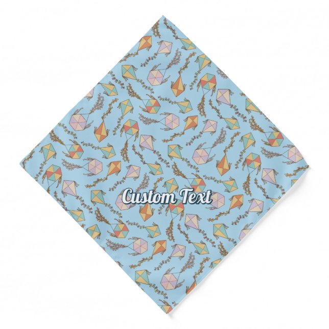 Kite Icons Pattern Bandana (Front)