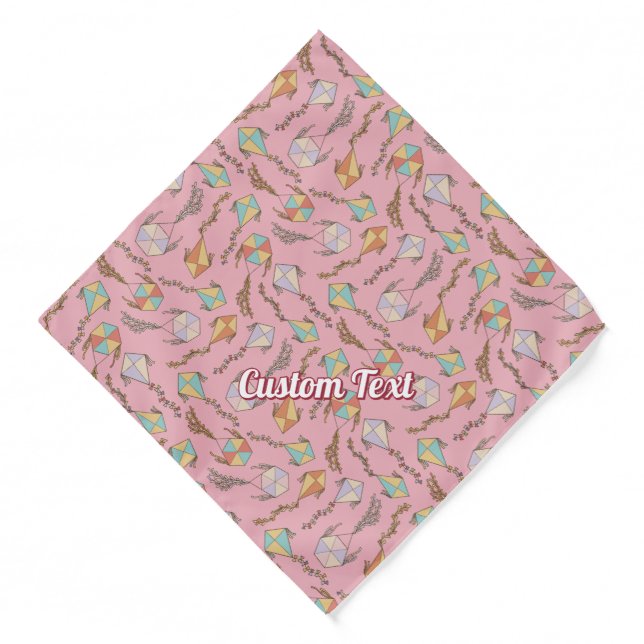 Kite Icons Pattern Bandana (Front)