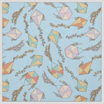 Kite Icons Pattern Fabric