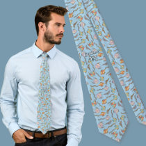 Kite Icons Pattern Neck Tie