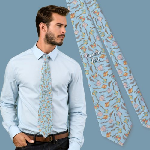 Kite Icons Pattern Neck Tie