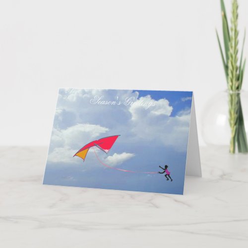 Kite Kid Holiday Card