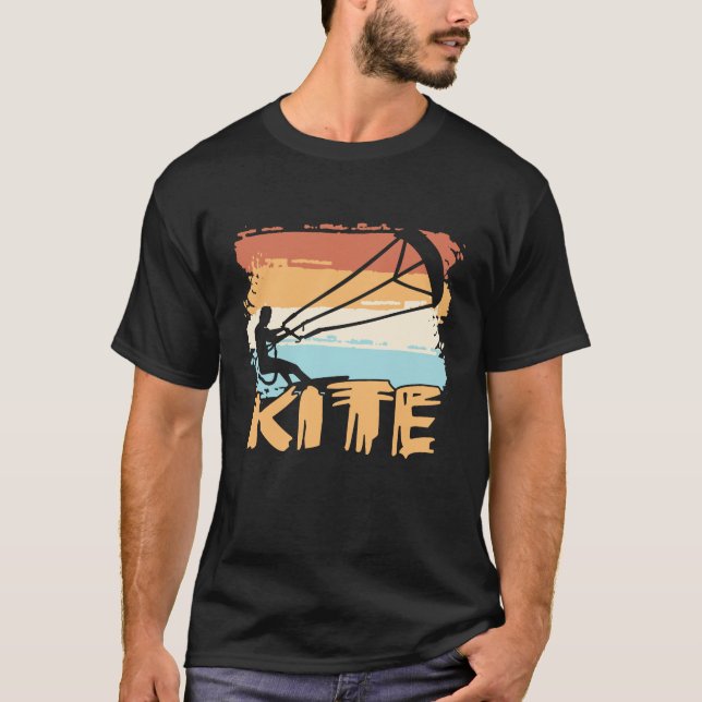 Kite Kiteboarding Kitesurfing Gift T-Shirt (Front)