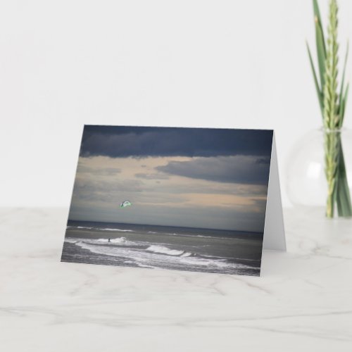 Kite Surfer Greeting Card