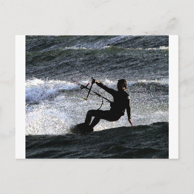 Kite surfer postcard (Front)