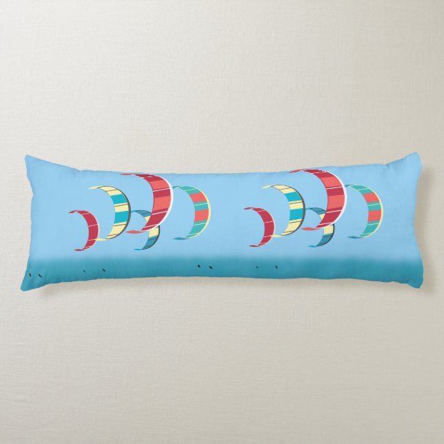 Kite Surfing Body Pillow (Front)