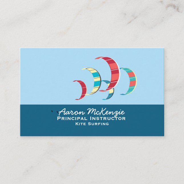 Kite Surfing Business Card (Front)