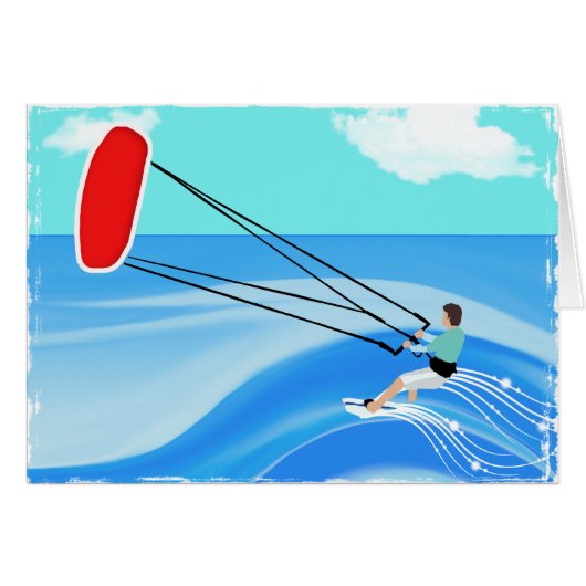 Kite Surfing Cards (Front Horizontal)