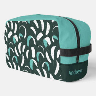Kite Surfing Cool Blue Personalised Monogram Dopp Kit