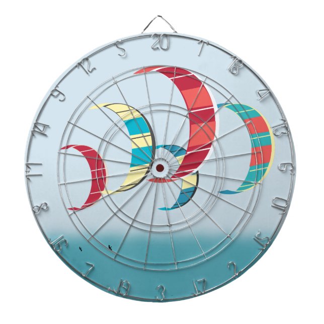 Kite Surfing Dart Board (Front)