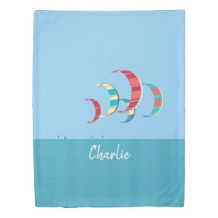 Kite Surfing Duvet Cover