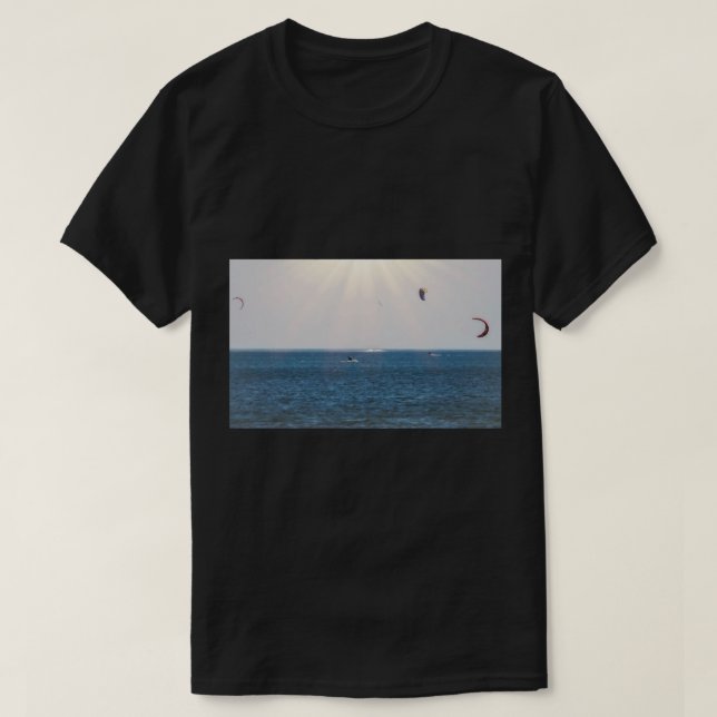 Kite Surfing Fun in the Sun T-Shirt (Design Front)