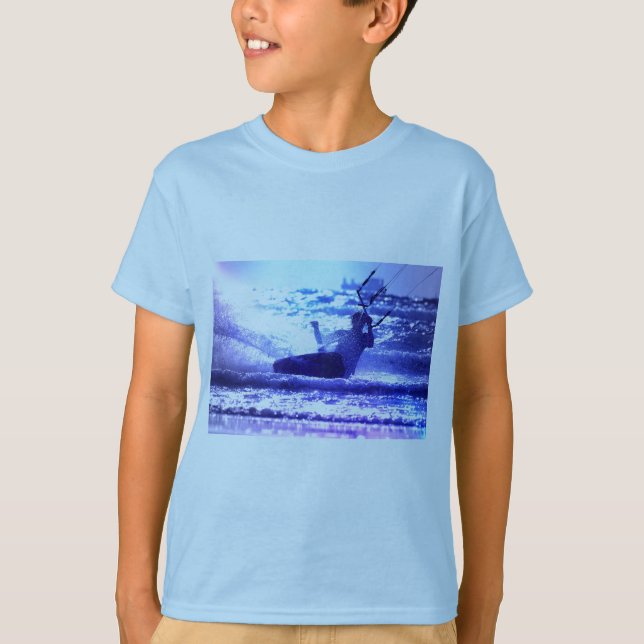 Kite Surfing Kid's T-Shirt (Front)