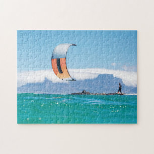 Kite Surfing Kitesurfing Sea Water Sports Summer Jigsaw Puzzle