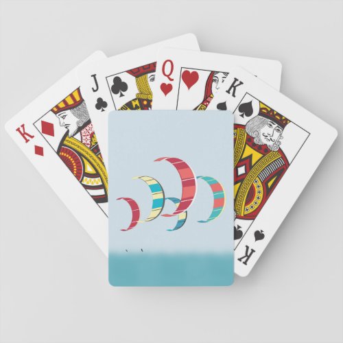 Kite Surfing Poker Cards